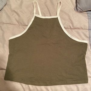 High neck tank top